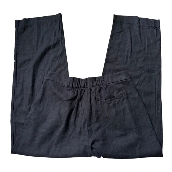 NWOT Old‎ Navy Extra High-Waisted Pleated Taylor Wide-Leg Linen-Blend Trou… - Picture 9 of 9